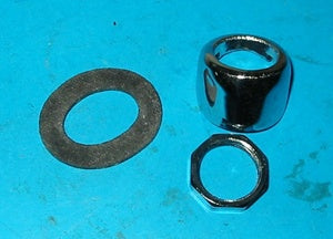 PAIR - WIPER WHEELBOX BEZEL NUT & SEAL KIT MGB GT - INCLUDES DELIVERY