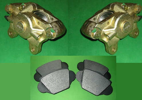 SET OF 3 - PAIR CALIPER ASSEMBLY MGA 1600 LEFT & RIGHT HAND + DISC PADS - INCLUDES DELIVERY