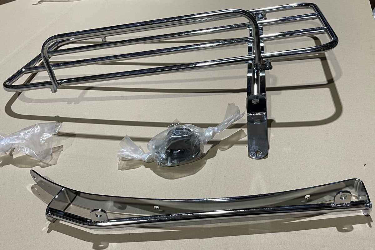 L025 LUGGAGE RACK CHROME BOLT ON MGB (negotiable) PICKUP ONLY CONT