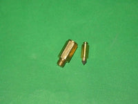 PAIR - NEEDLE & SEAT SU CARBY MGB HS4 SPRITE MIDGET HS2 DELRIN TIP - INCLUDES DELIVERY