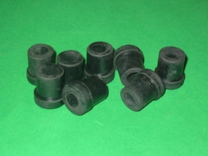 SET OF 8 - BUSH SHACKLE REAR OF REAR SPRING MGA MGB MGB - INCLUDES DELIVERY