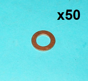PACK OF 50 - BRAKE HOSE WASHER 3/8" x 5/8" x 0.06" nominal - INCLUDES DELIVERY