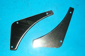 PAIR - BUMPER BAR FILLER LEFT & RIGHT HAND REAR STAINLESS STEEL MGB - INCLUDES DELIVERY