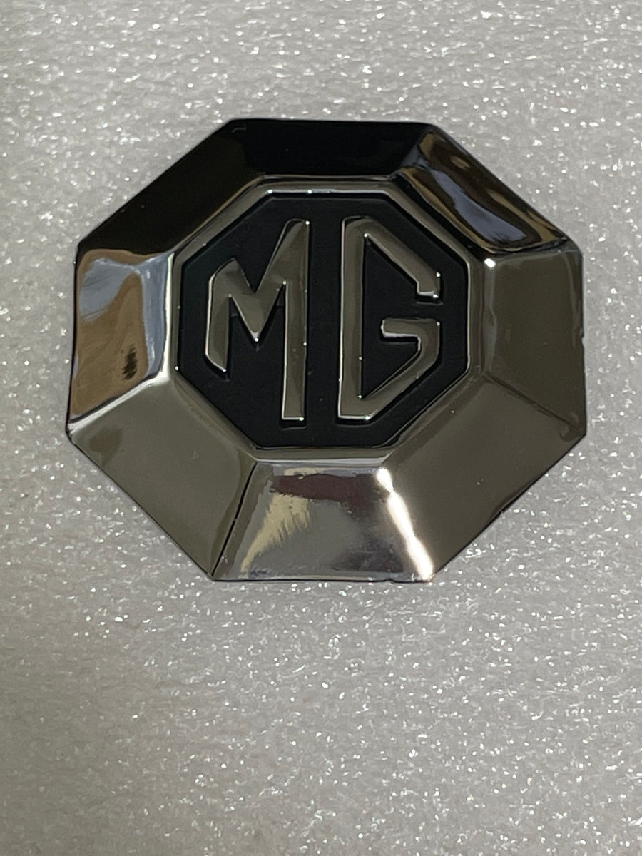 HUBCAP MEDALLION MG TD TF ZA ZB BLACK BACKGROUND - INCLUDES DELIVERY ...