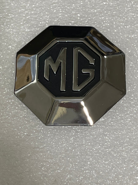 HUBCAP MEDALLION MG TD TF ZA ZB BLACK BACKGROUND - INCLUDES DELIVERY