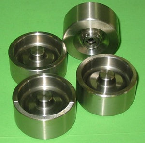 SET OF 4 - CALIPER PISTON MGA STAINLESS STEEL as original design - INCLUDES DELIVERY