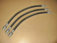 SET OF 3 - BRAKE HOSE MGA 1500 FRONT & REAR + 1600 REAR - INCLUDES DELIVERY