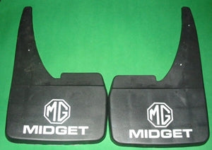 MUD FLAPS MIDGET LOGO not raised CLASSIC MG - INCLUDES DELIVERY