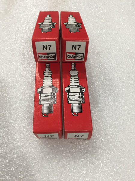 SET OF 4 - MG SPARK PLUG CHAMPION N7 - INCLUDES DELIVERY
