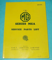 MGA 1500 SERVICE PARTS LIST BOOK - INCLUDES DELIVERY
