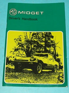MG MIDGET DRIVERS HANDBOOK R/NOSE - INCLUDES DELIVERY