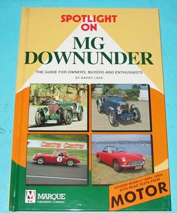 MG DOWNUNDER BOOK - INCLUDES DELIVERY