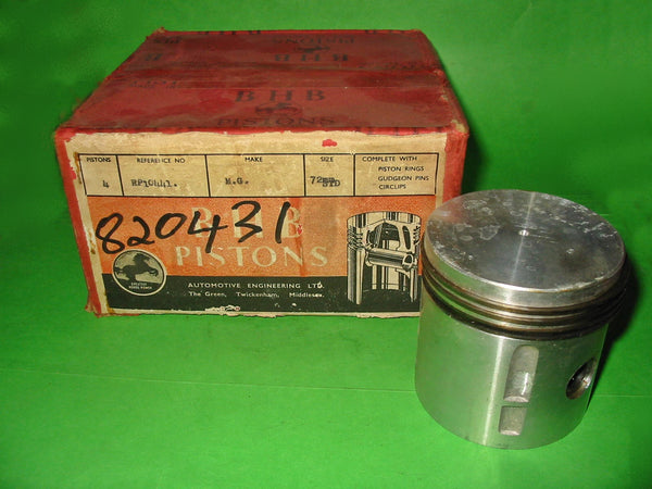 PISTON SET MG TF1500 STD BHB ORIGINAL EQUIPMENT with rings - INCLUDES DELIVERY