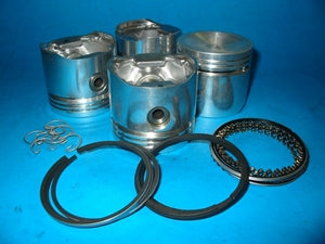 SET OF 4 - PISTONS SPRITE 1098cc ACL 060 WITH RINGS - INCLUDES DELIVERY