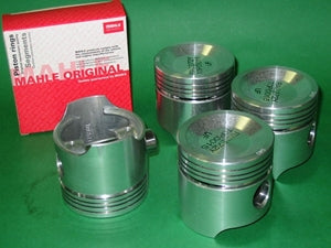 SET OF 4 - PISTONS MIDGET 1275cc 020 8.3:1 WITH RINGS MAHLE - INCLUDES DELIVERY