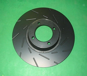 PAIR - BRAKE DISCS MGB GTV8 ULTIMAX SPORT EBC SLOTTED - INCLUDES DELIVERY