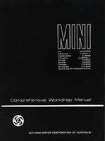 WORKSHOP MANUAL MINI ALL MODELS COMPREHENSIVE AUSTRALIAN EDITION - INCLUDES DELIVERY