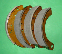 SET OF 4 - BRAKE SHOES REAR TRIUMPH TR3 + SOME TR3A - INCLUDES DELIVERY