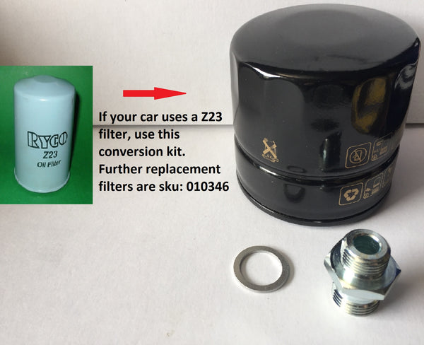 OIL FILTER SPIN ON Z23 CONVERSION KIT - INCLUDES DELIVERY